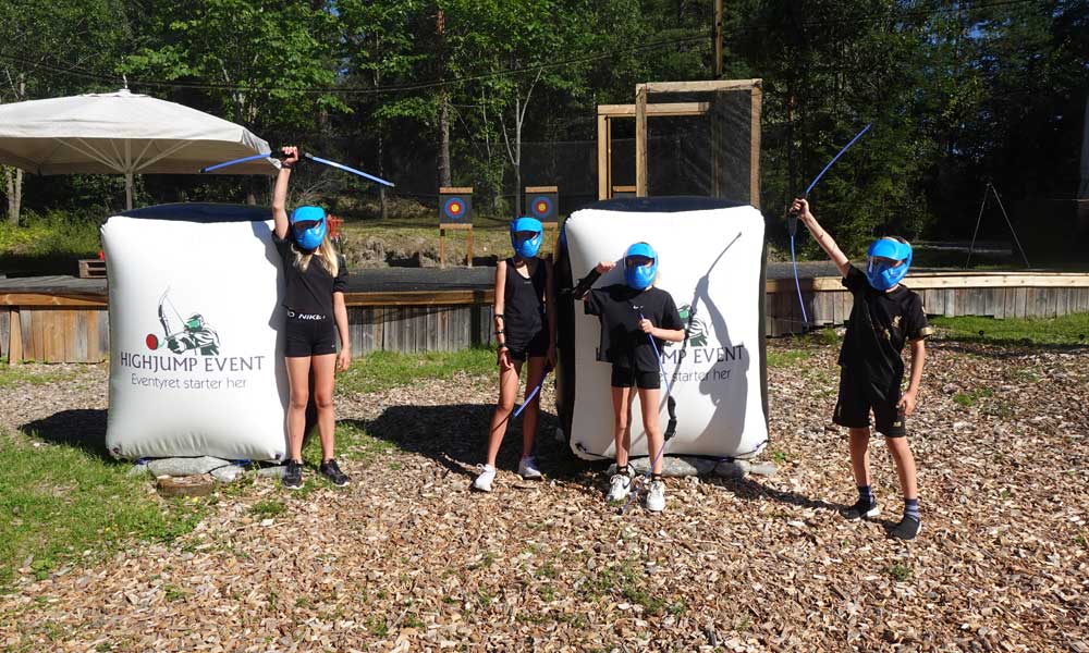 Barnebursdag Archery tag