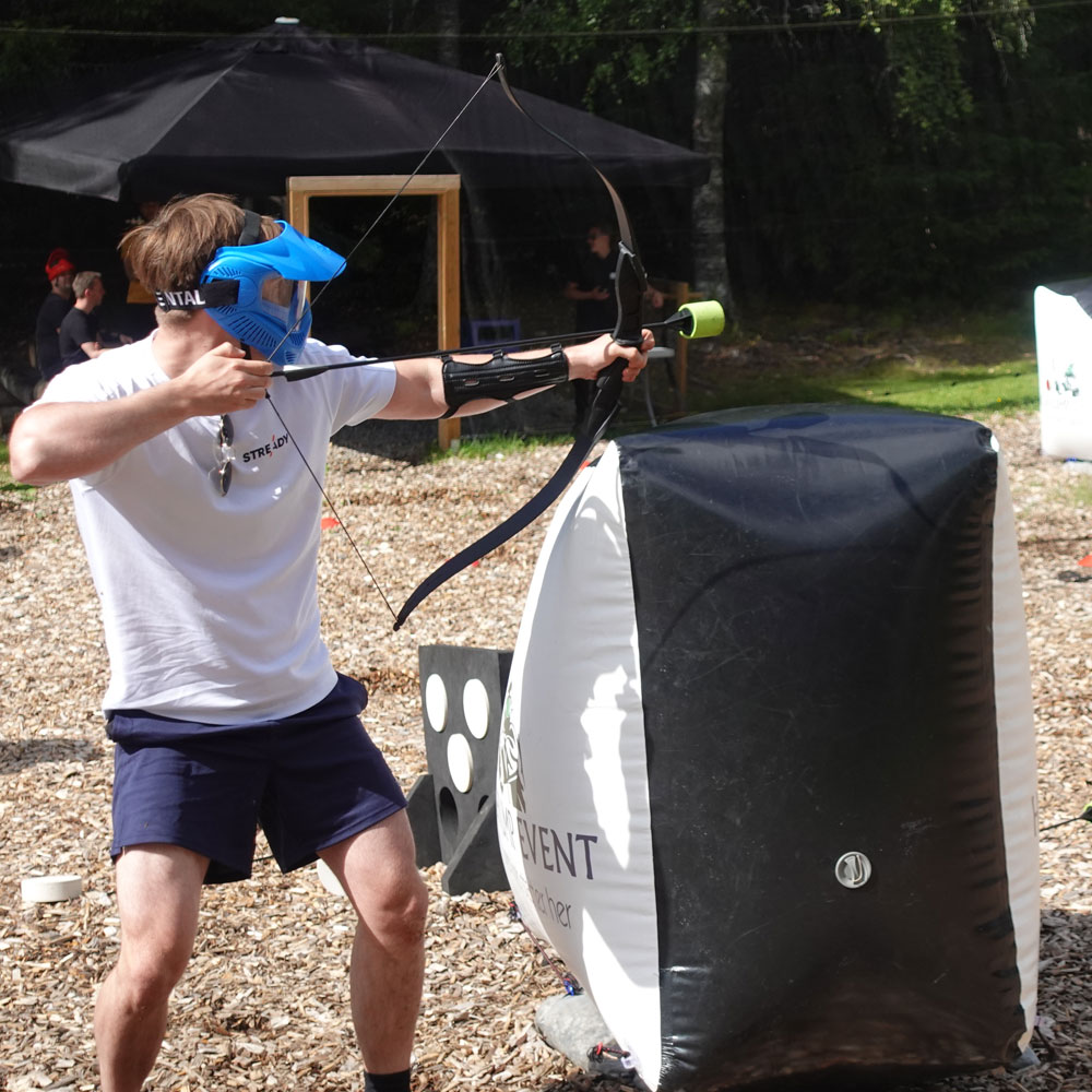 utdrikningslag aktivitet Utdrikningslag med Archery tag